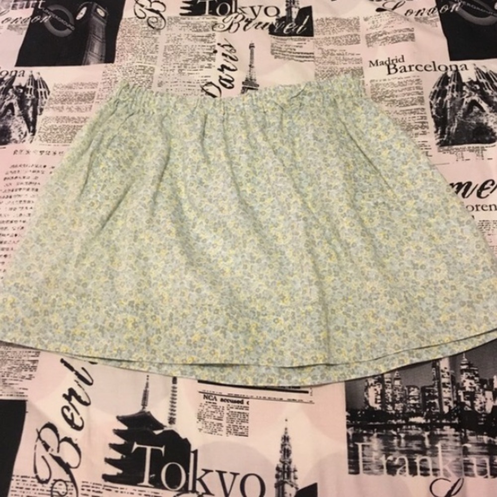 Floral J.Crew skirt