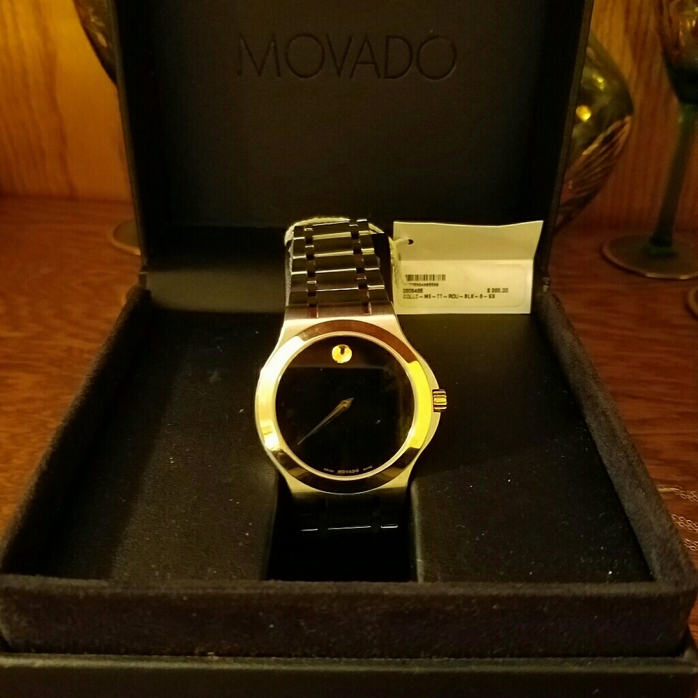 Two tone men's Movado watch