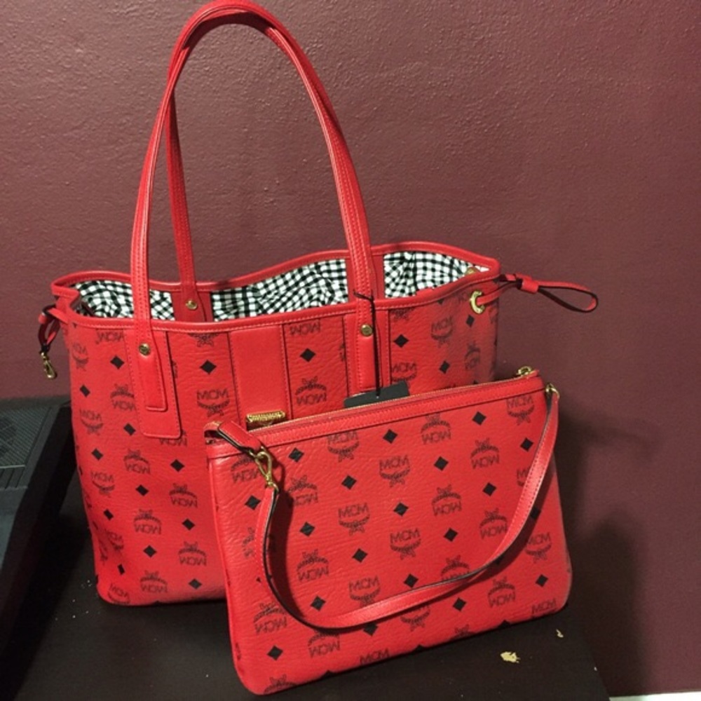 Looking for Mcm red reversible
