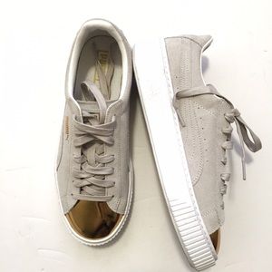 Puma Shoes - Gold Toe Puma Creepers Puma Shoes - Gold Toe Puma Creepers