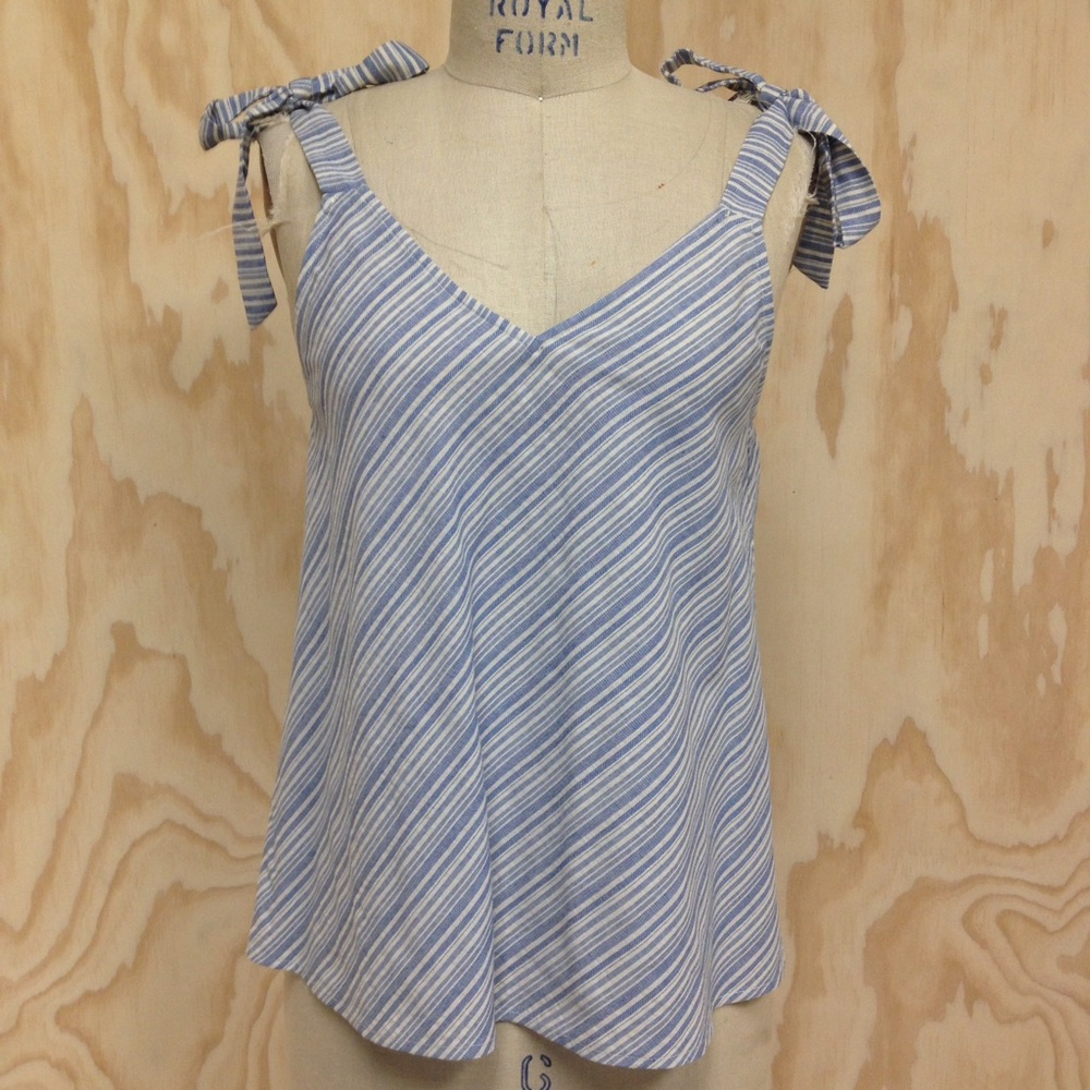 Asymmetrical Stripe Tank Top