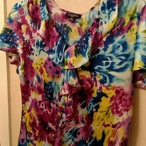 Cool breezy floral top