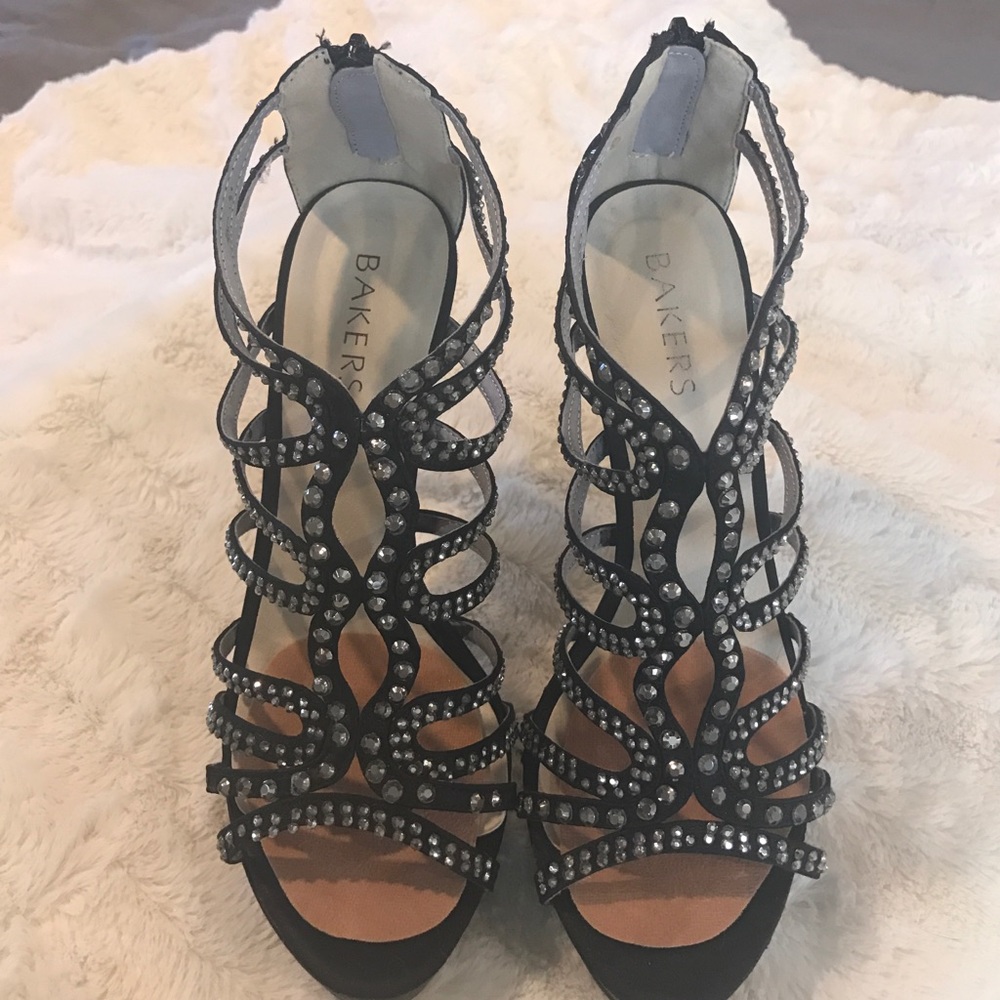 Bakers rhinestone heels
