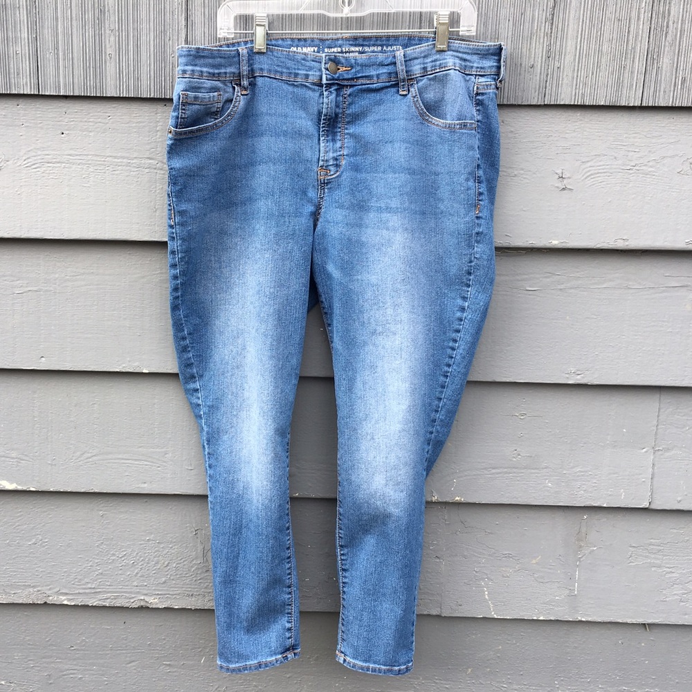 Old Navy Super Skinny Mid Rise Ankle Jeans High