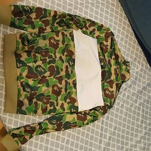Bape track jacket