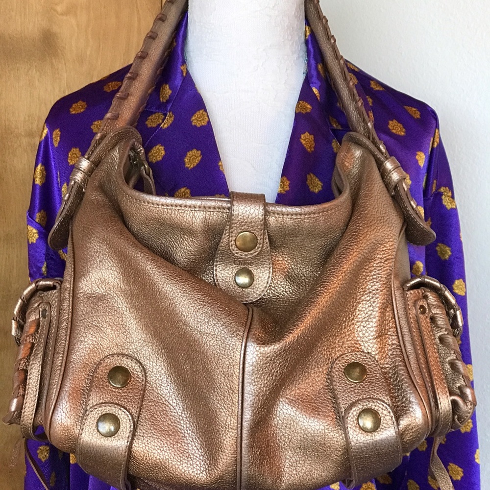 CHLOE Authentic Gorgeous Bronze Silverado Handbag