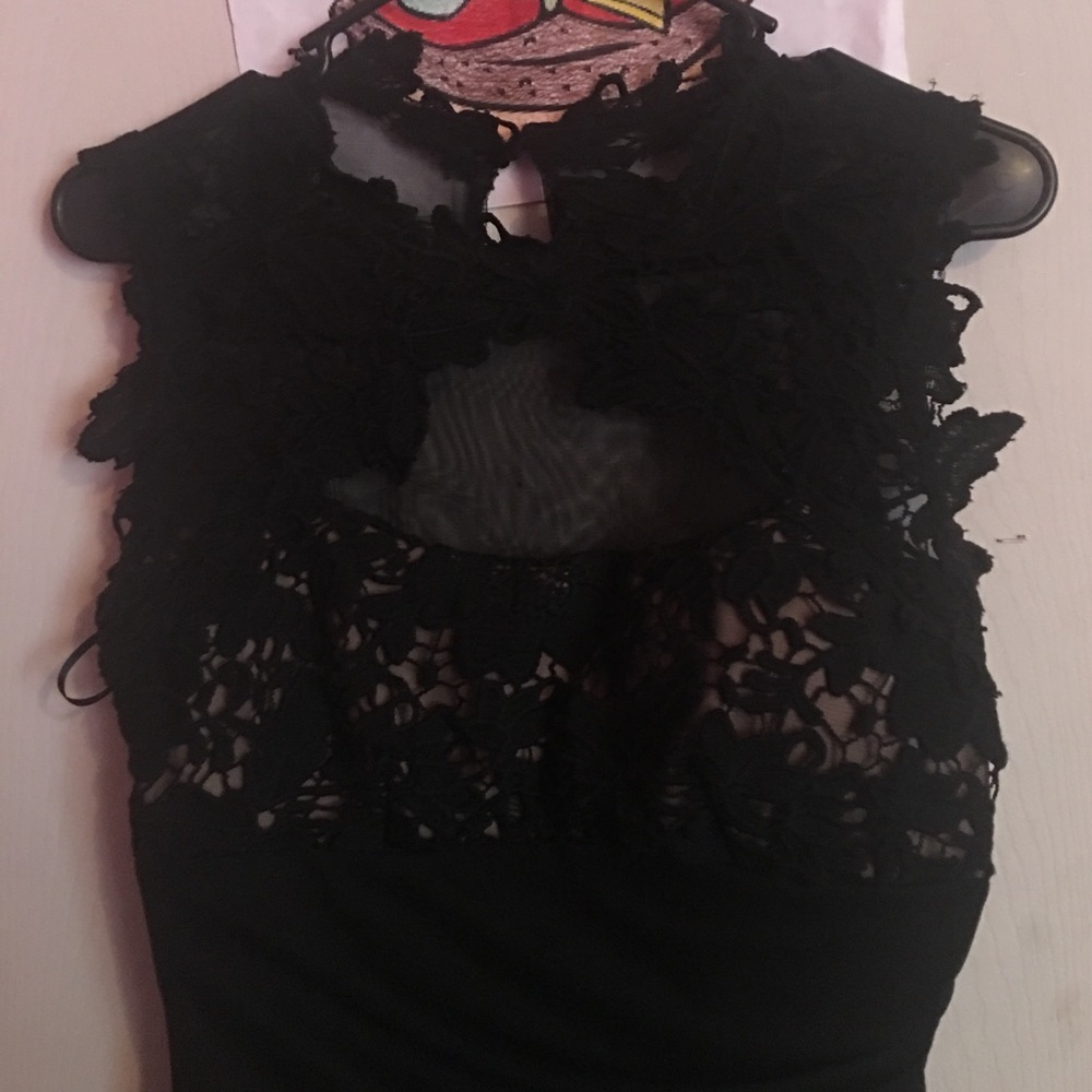 Black formal dress