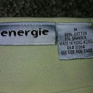 Energie Tops - *Light Yellow Rhinestone Studded Tank!* Energie Tops - *Light Yellow Rhinestone Studded Tank!*