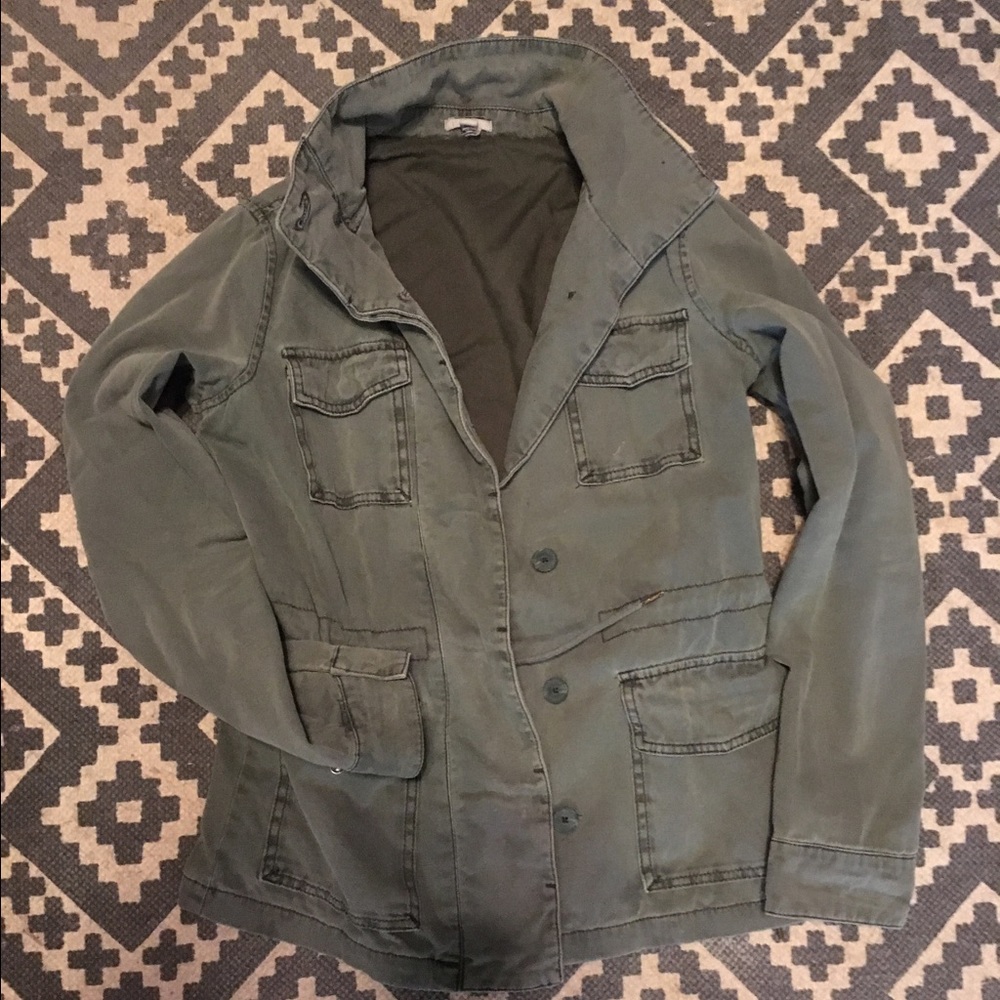 Army green lt jacket, ecoté from Urban Outfitters