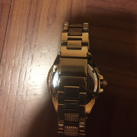 Gold michael kors Camille glitz watch