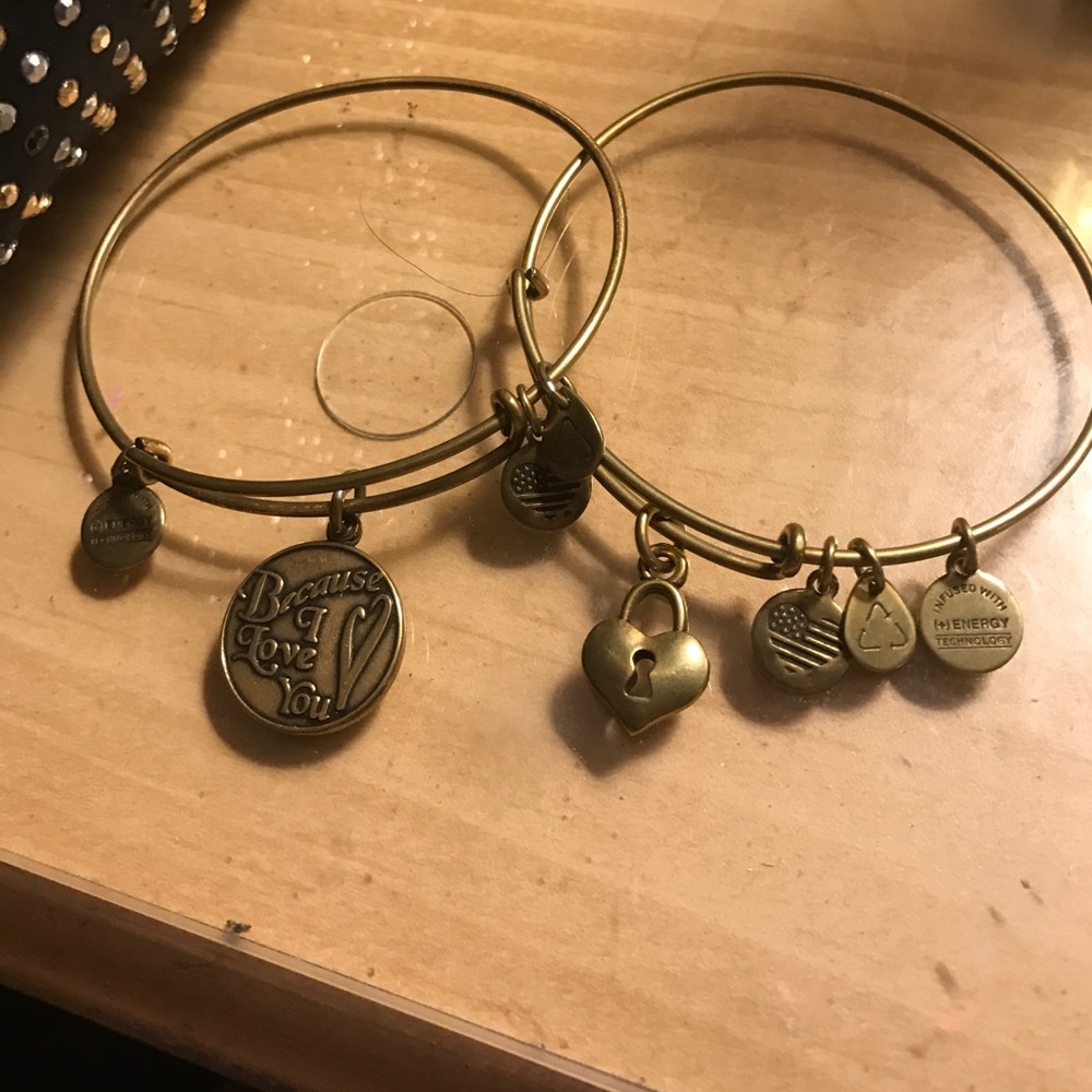 2 Alex and Ani Bracelets