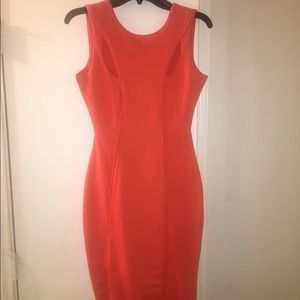 Kardashian Kollection rubbed sheath dress.