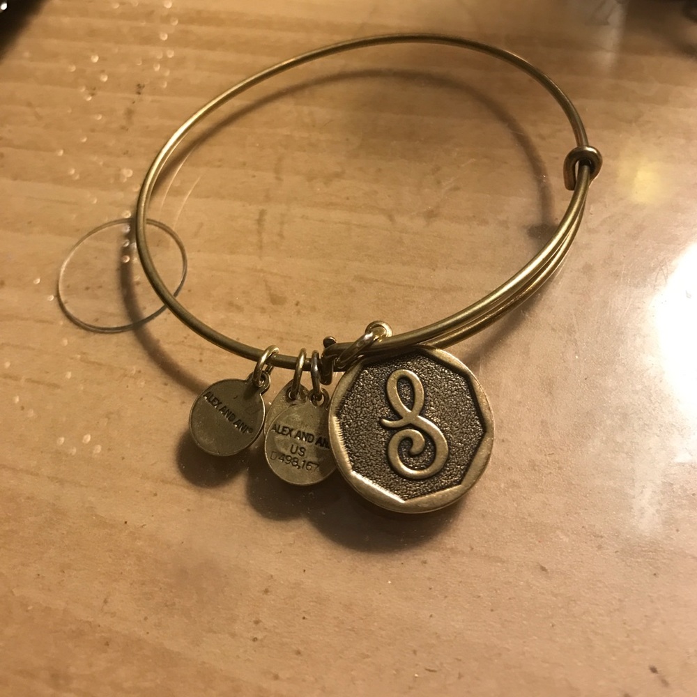 "S" Alex and Ani Bracelet