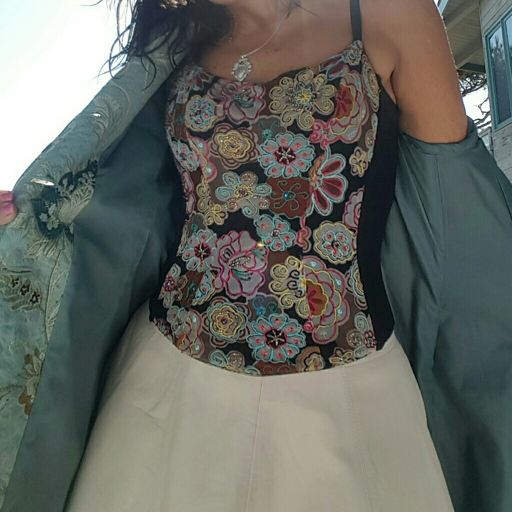 On Gossamer corset top