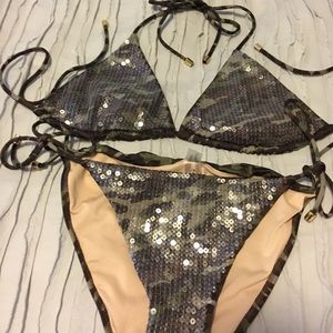 Victoria secret camouflage string bikini