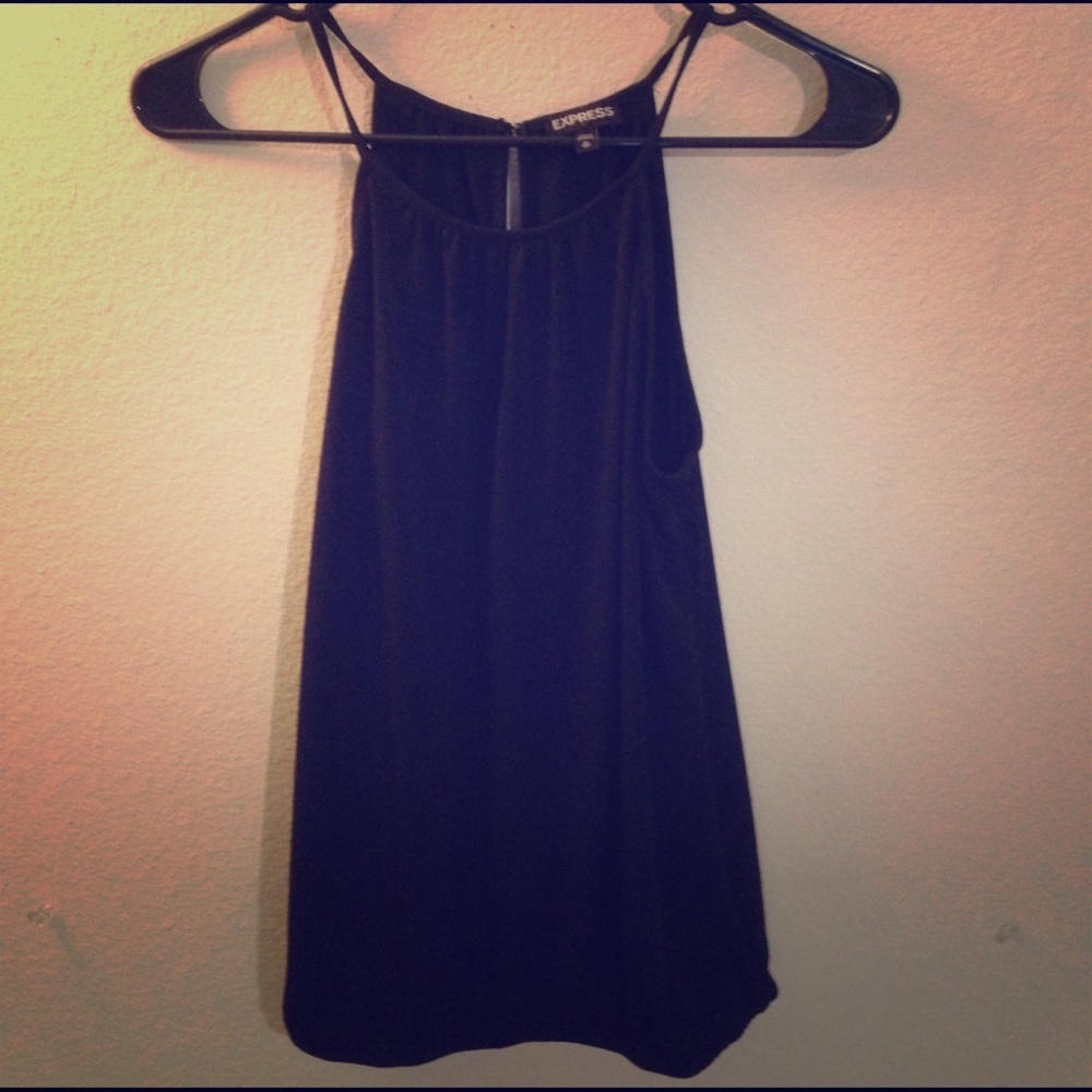 Express black/white top