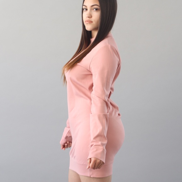 Pink Sweater Dress - Picture 3 of 3