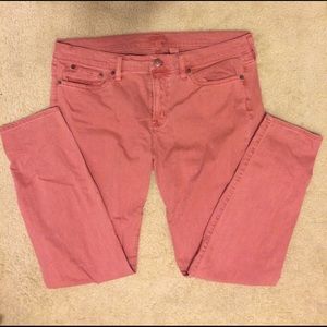J Crew Factory Skinny Jean - Rose Tile, M