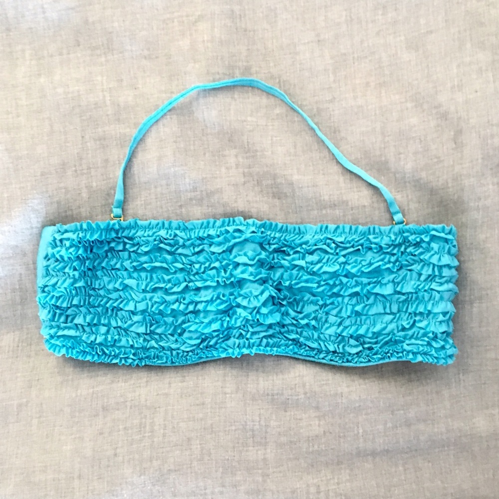 BCBG MaxAzria Ruffle Front Bikini Top