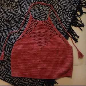 Forever 21 Crochet crop top