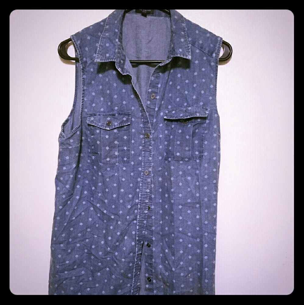 The Limited Jean shirt dress