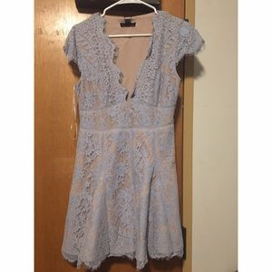 Cute purple lace dress