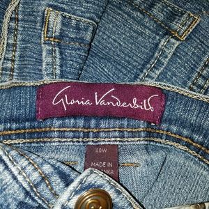 Bundled shirt and jeans.