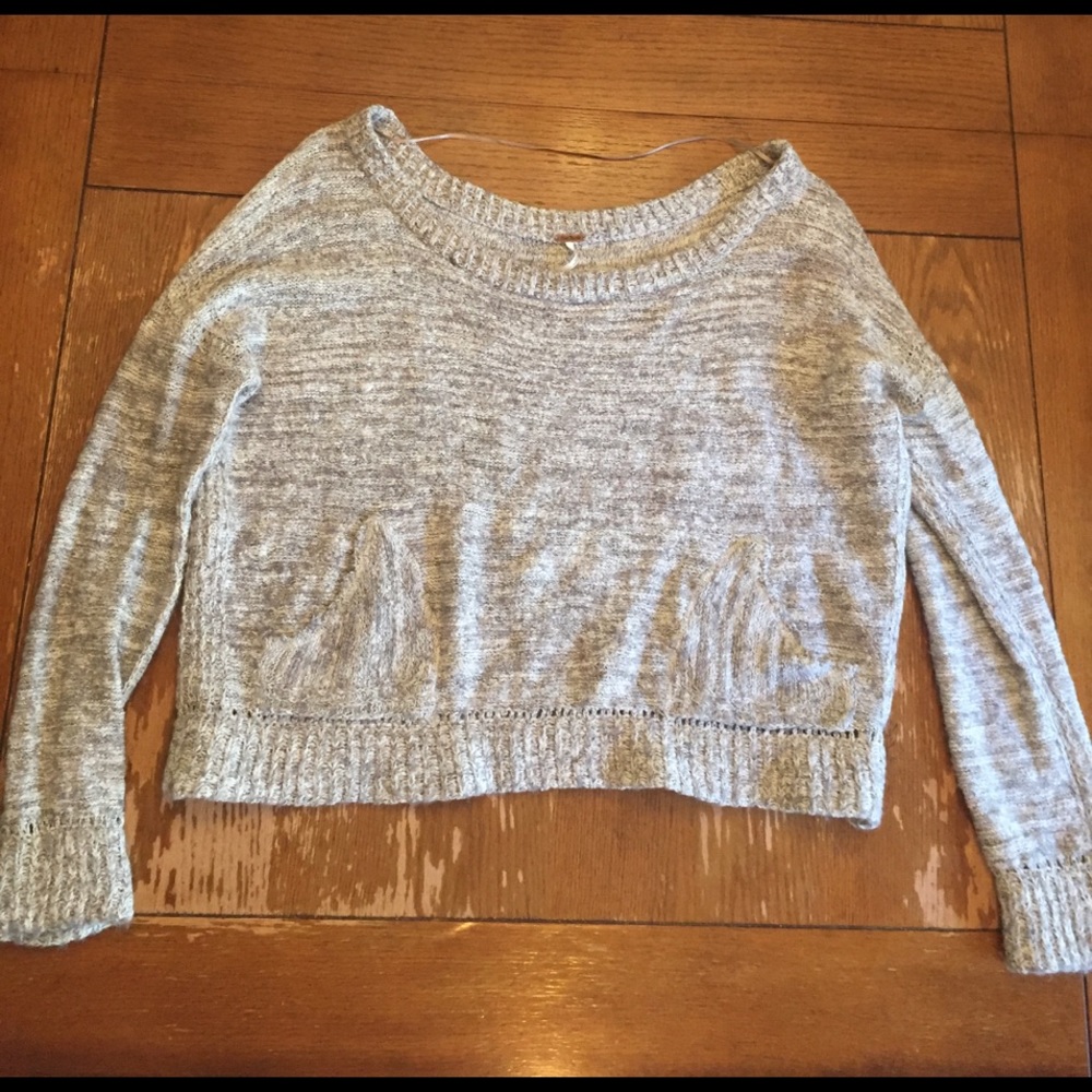 Free People Grey Sweater
