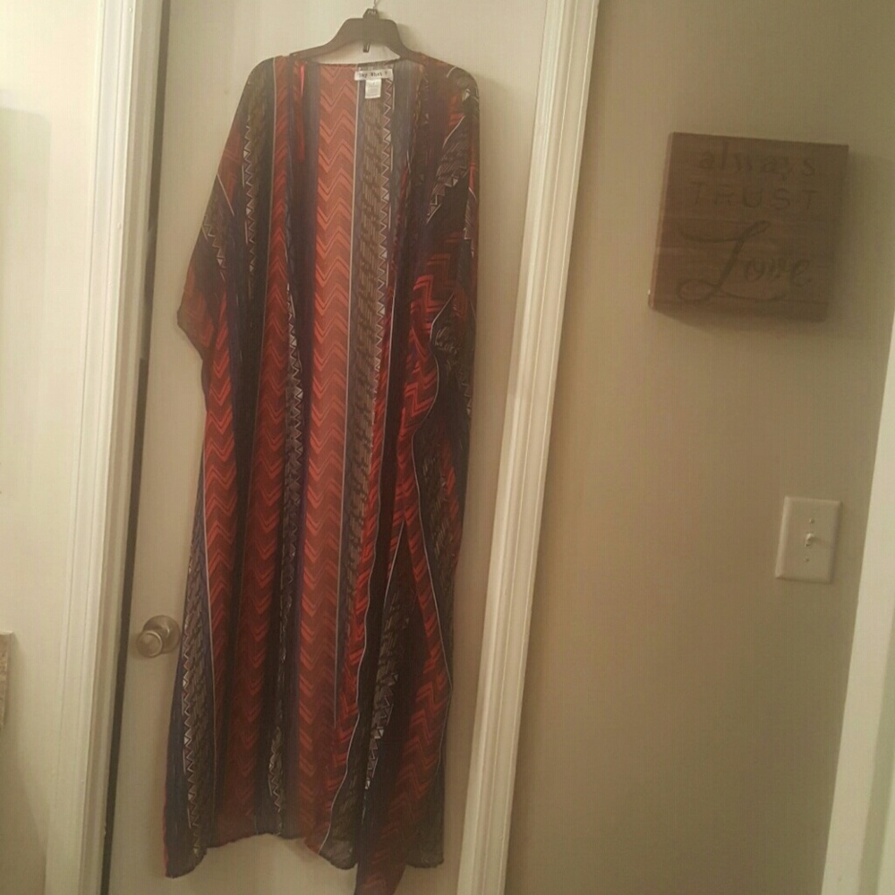 Long Length sheer fashion or swim overlay