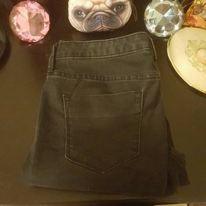 Mossimo Denim Black Skinny Jeans, Size 8