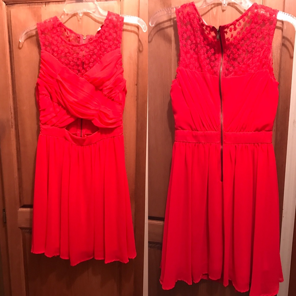 Deep Orange Dress , Size 3