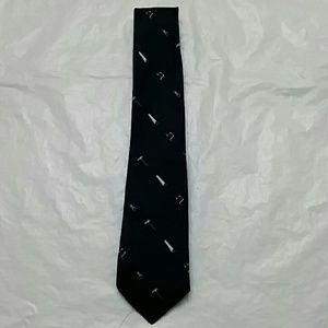 Men's Tie With Tools Design