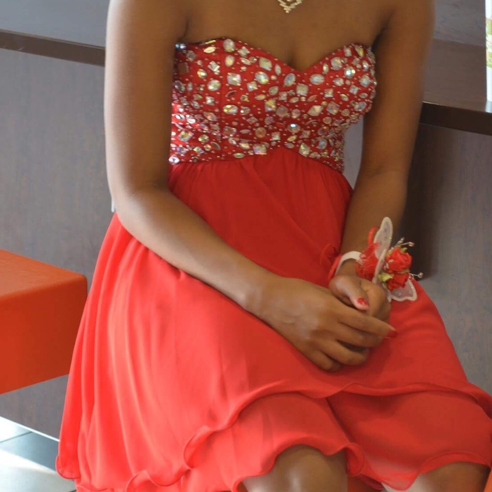 Short Red Prom Dress