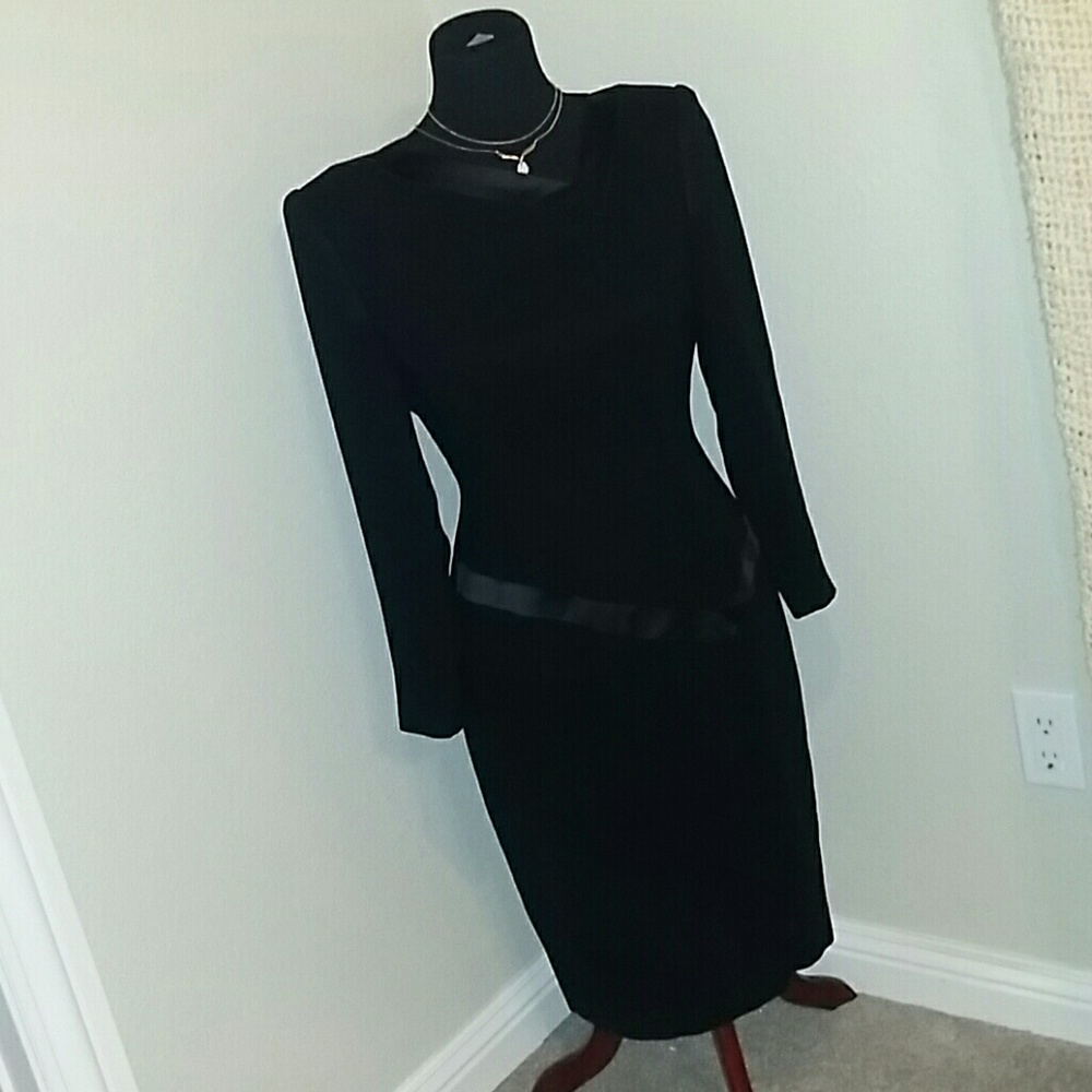 Beautiful Black Lined Dress