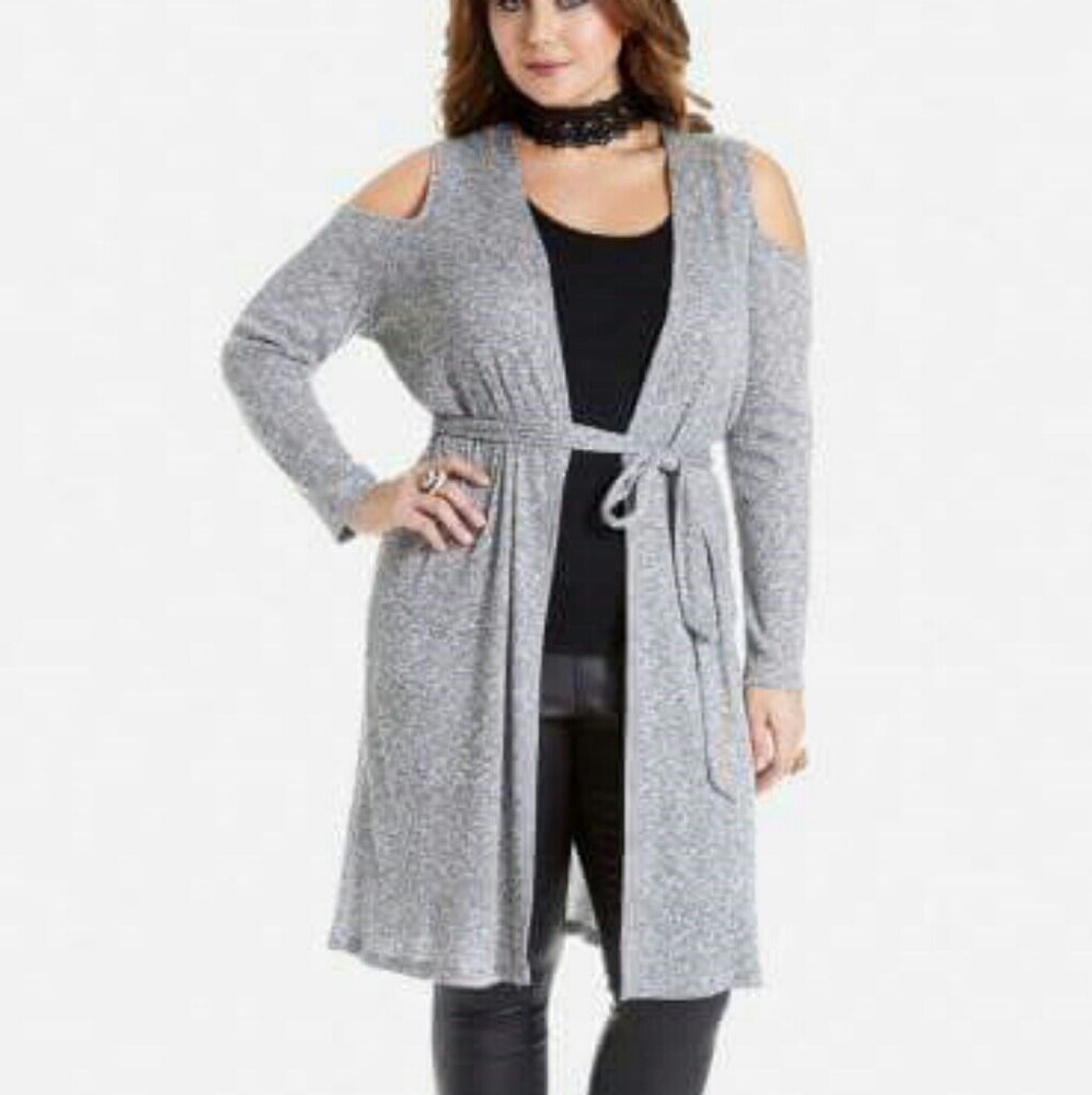 Cold Shoulder Cardigan