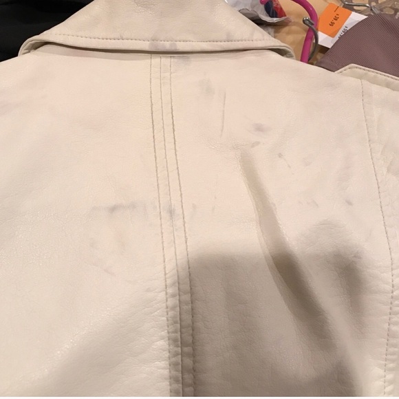 H&M faux leather moto style vest - Picture 3 of 3