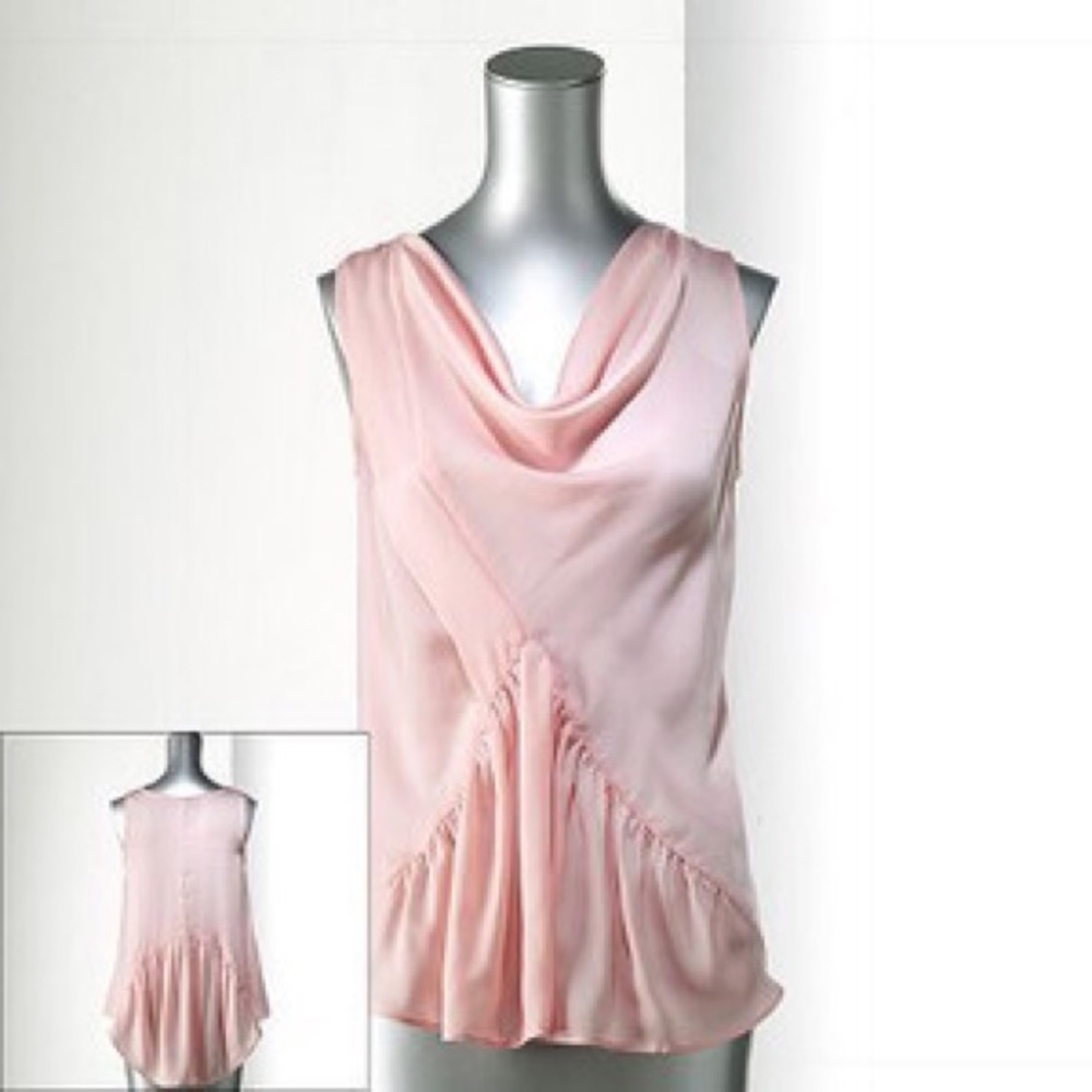 BNWT Simply Vera drape neck sleeveless blouse top