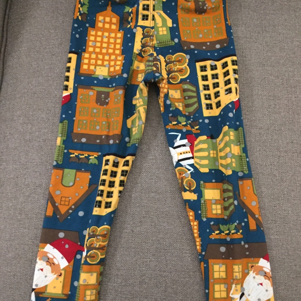 BNWT kids Lularoe Christmas leggings