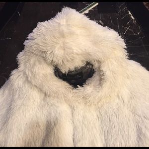 💕Faux fur jacket hoodie💕