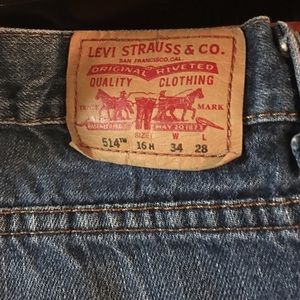 Levi's young men's size 16 husky jeans