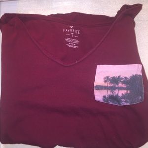 American Eagle Graphic Pocket Tee