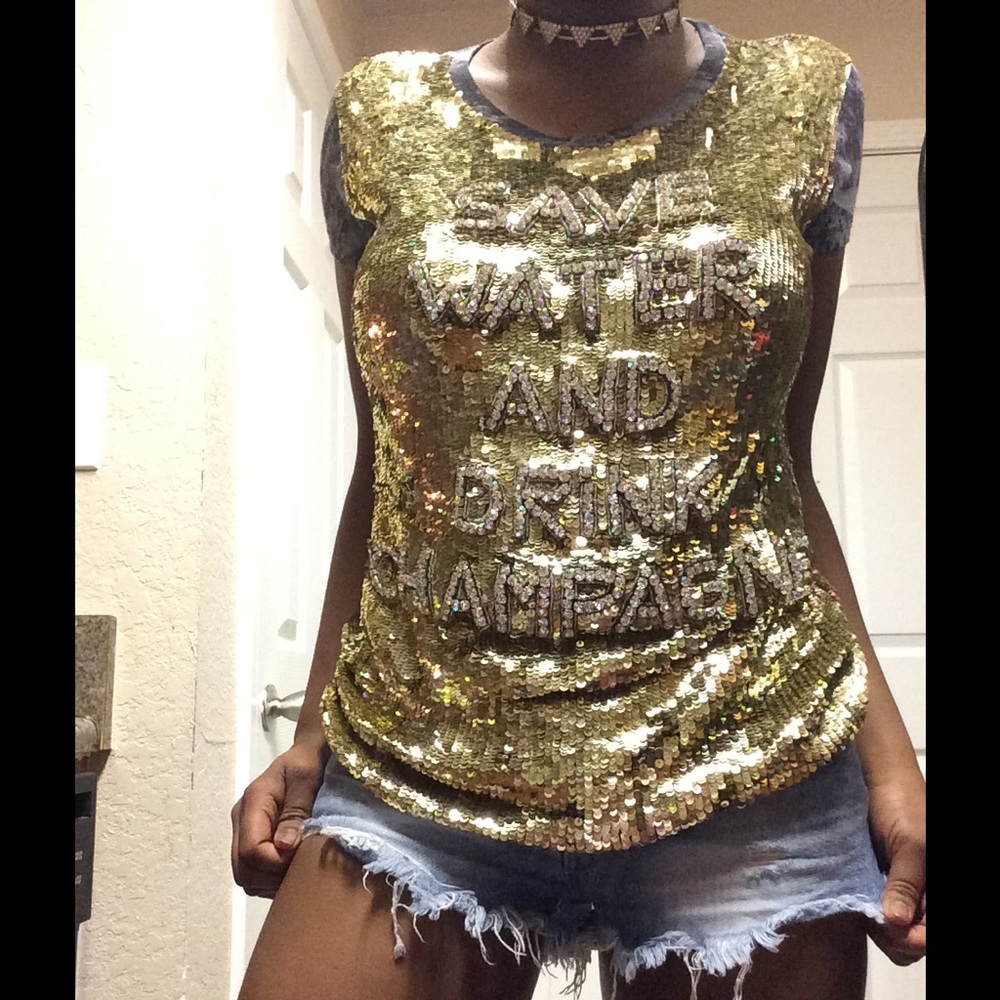 Sequin shirt