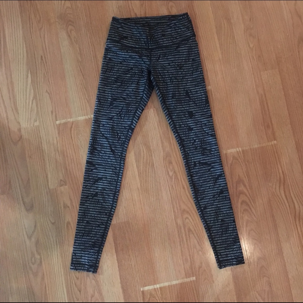 Lululemon Wunder Pant Feather Stripe Pattern