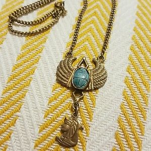 Antique Egyptian Scarab necklace