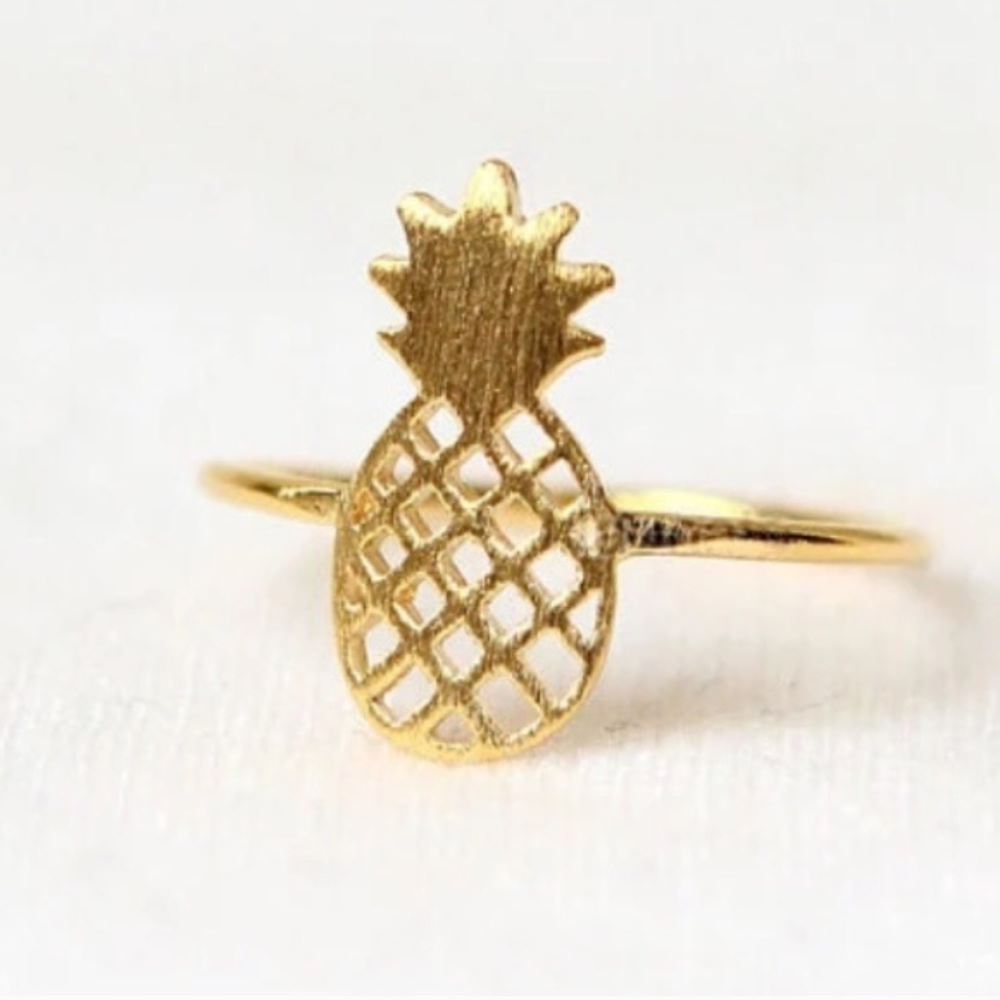 Gold Pineapple Ring
