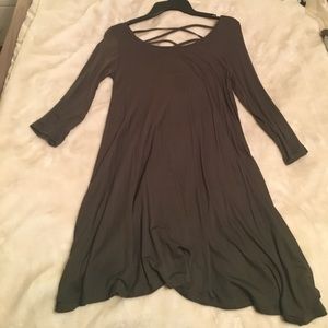 NWT! Olive green casual dress!