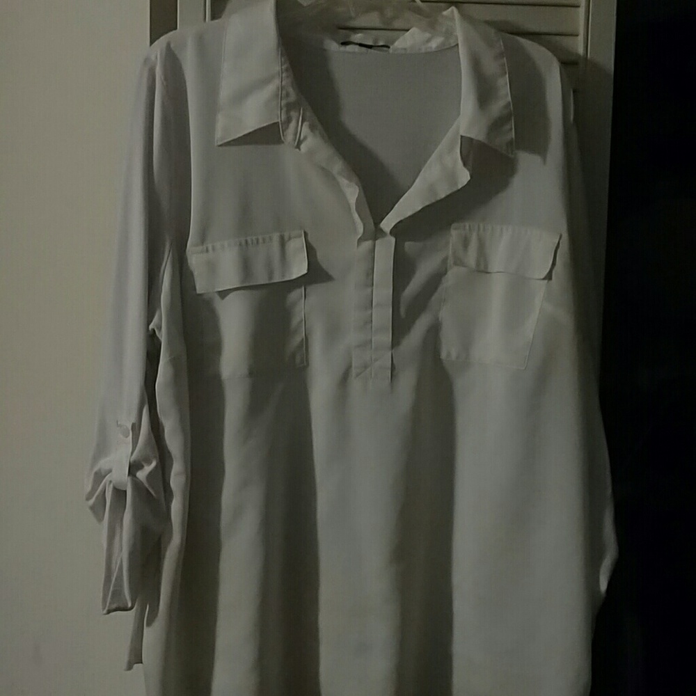 Cream colored blouse