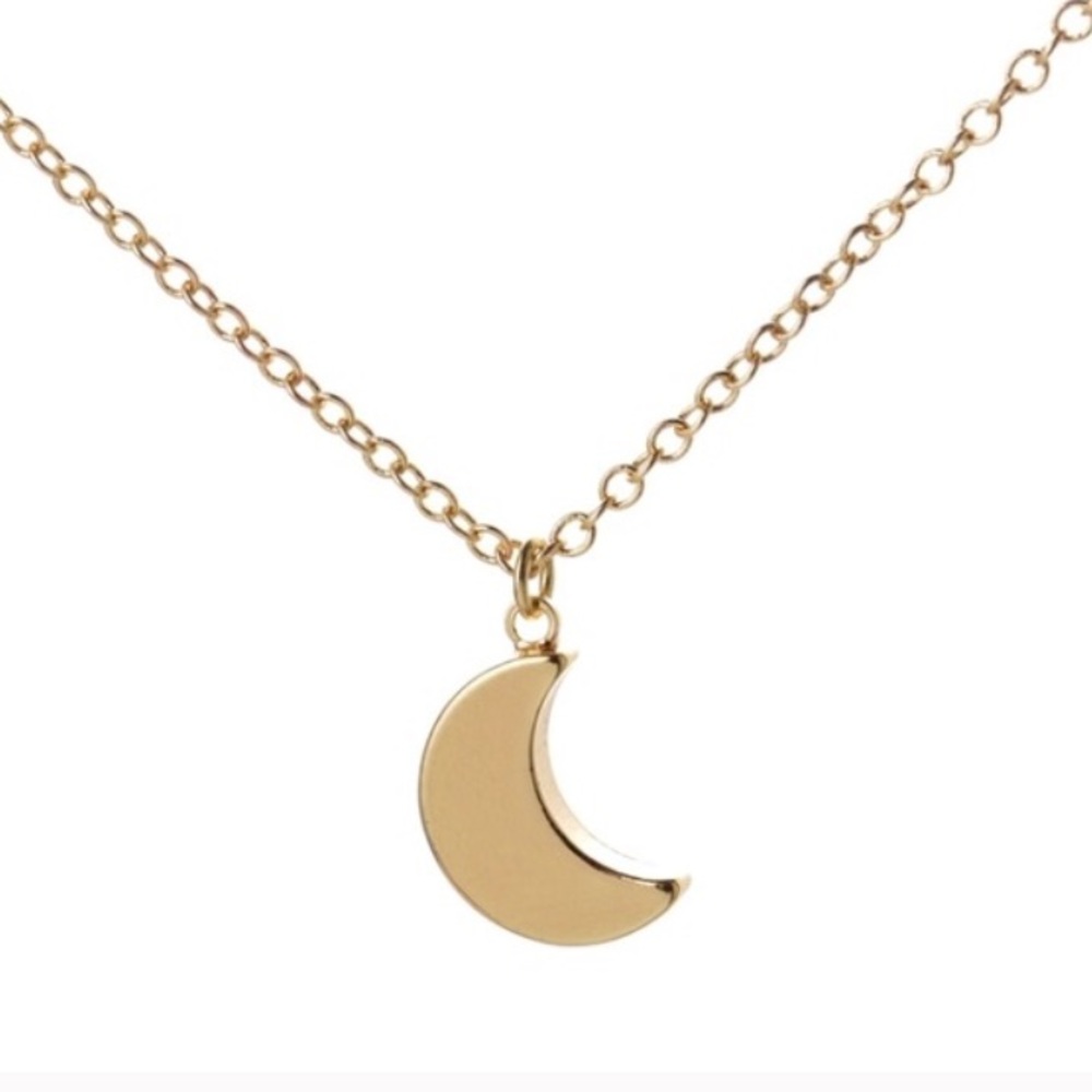 Gold Moon Necklace
