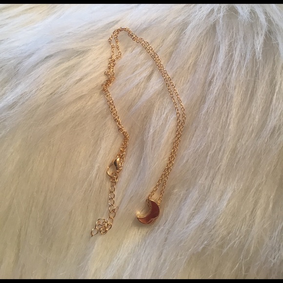 Gold Moon Necklace - Picture 4 of 5