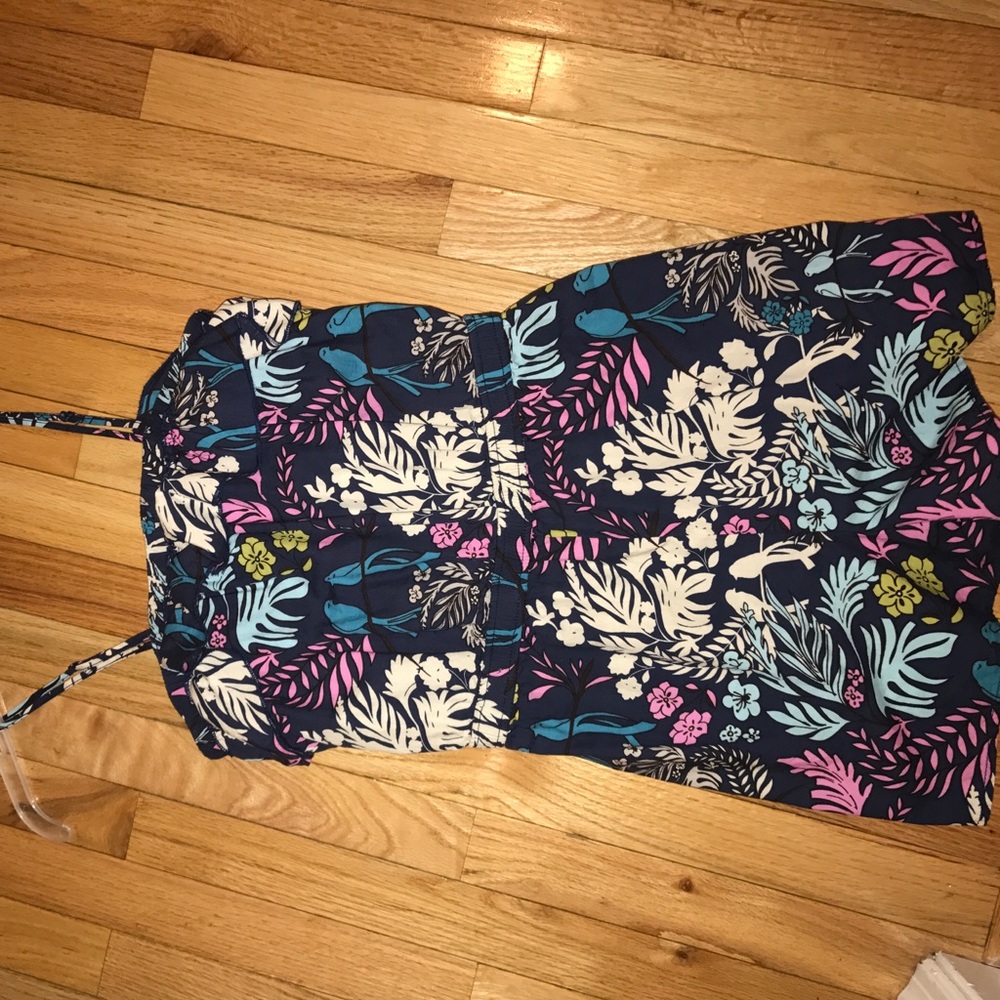 Flowered romper